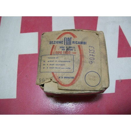 Serie fascie pistoni Fiat 1100/103 Mag.2/10
