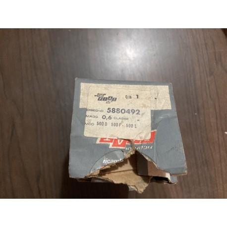 Coppia Pistoni FIAT 500 D/F/L Magg +0,6
